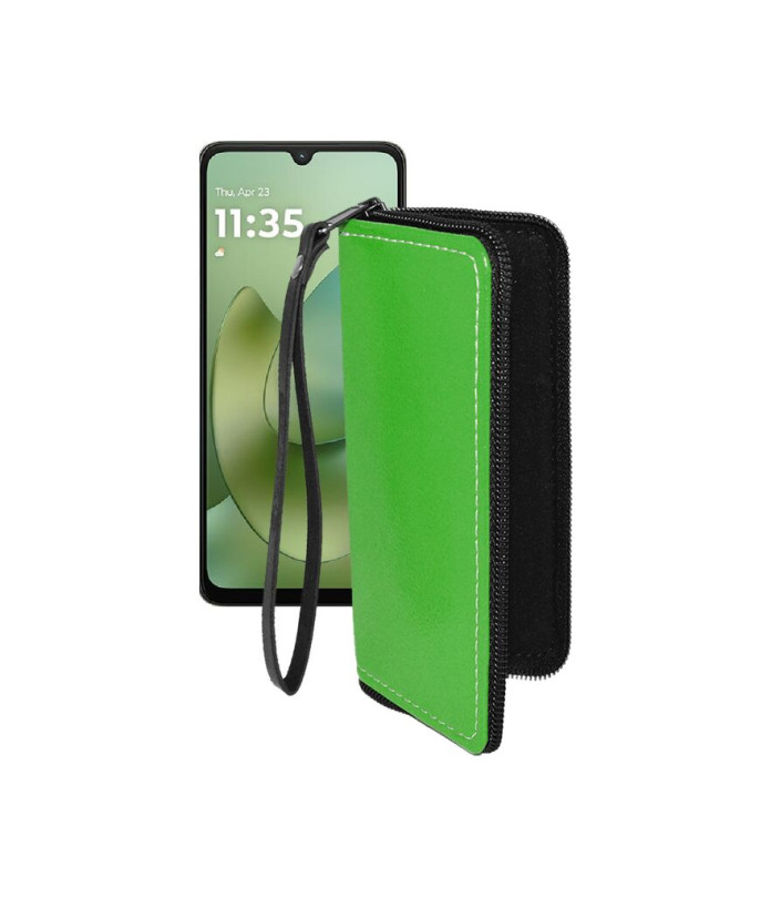 Чохол-гаманець з екошкіри для телефону Motorola Moto G06