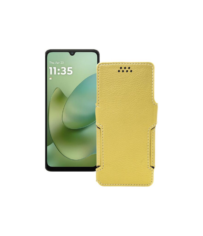 Чохол-книжка з екошкіри для телефону Motorola Moto G06