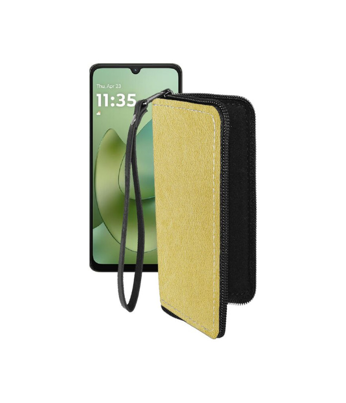 Чохол-гаманець з екошкіри для телефону Motorola Moto G06