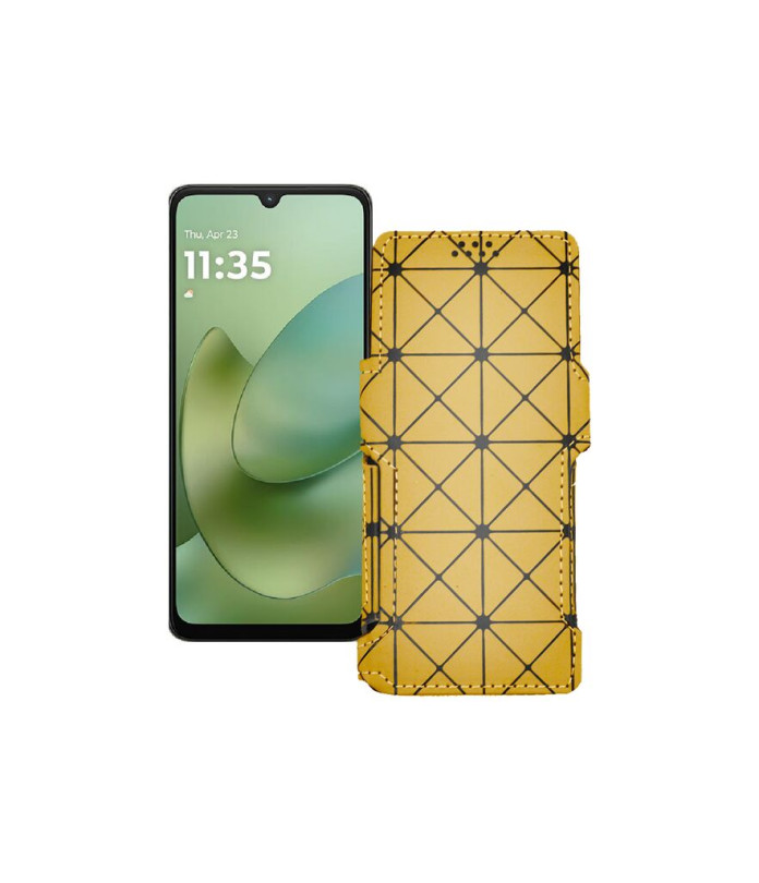 Чохол-книжка з екошкіри для телефону Motorola Moto G06