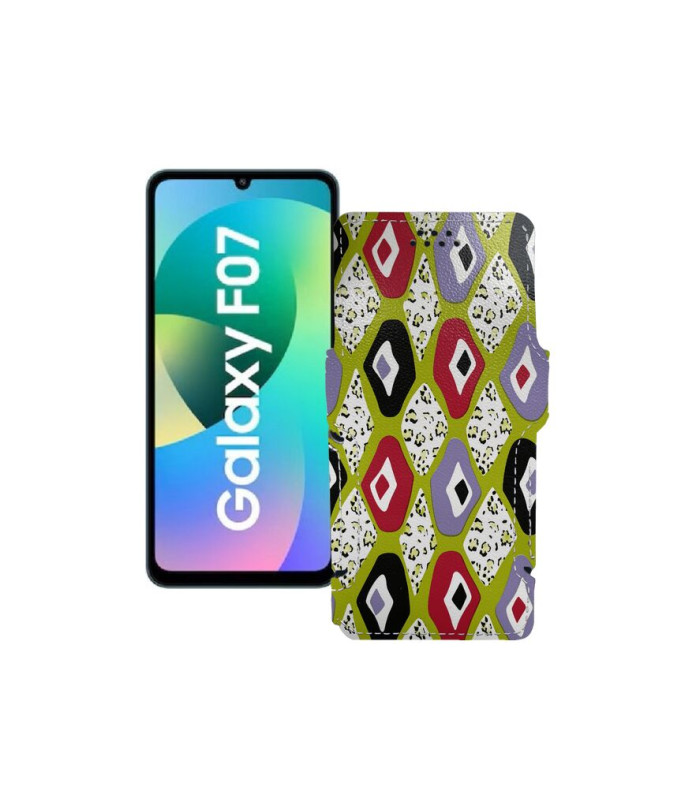 Чохол-книжка з екошкіри для телефону Samsung Galaxy F07 4G (E075)