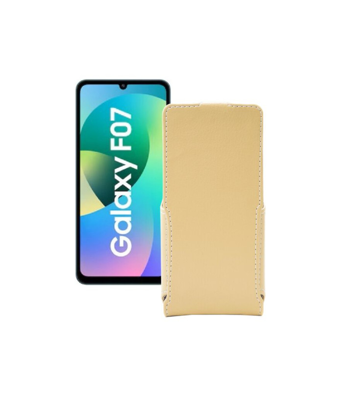 Чохол-флип з екошкіри для телефону Samsung Galaxy F07 4G (E075)