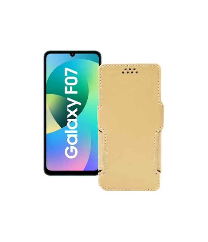 Чохол-книжка з екошкіри для телефону Samsung Galaxy F07 4G (E075)