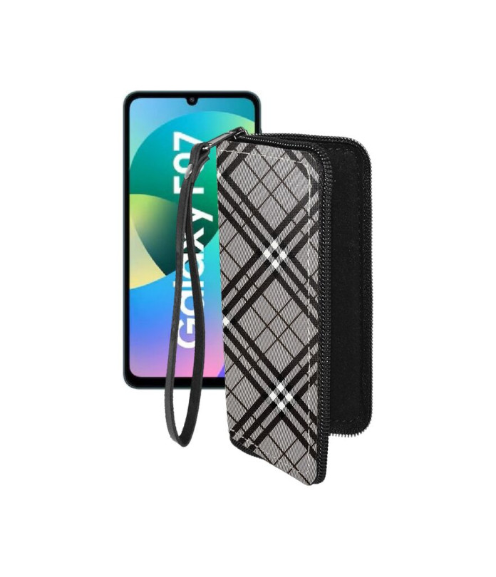 Чохол-гаманець з екошкіри для телефону Samsung Galaxy F07 4G (E075)