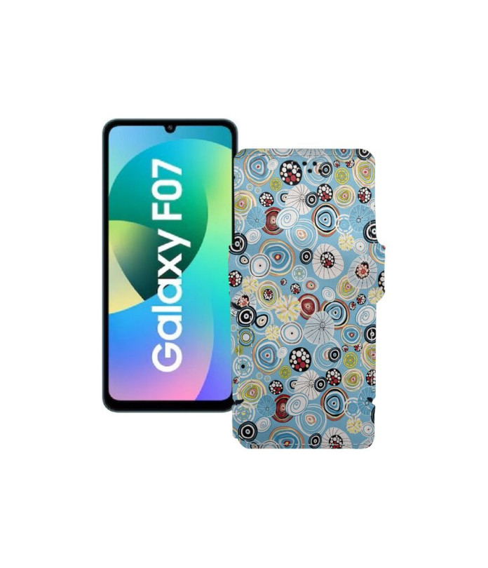Чохол-книжка з екошкіри для телефону Samsung Galaxy F07 4G (E075)