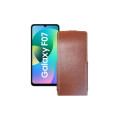 Чохол-флип з екошкіри для телефону Samsung Galaxy F07 4G (E075)