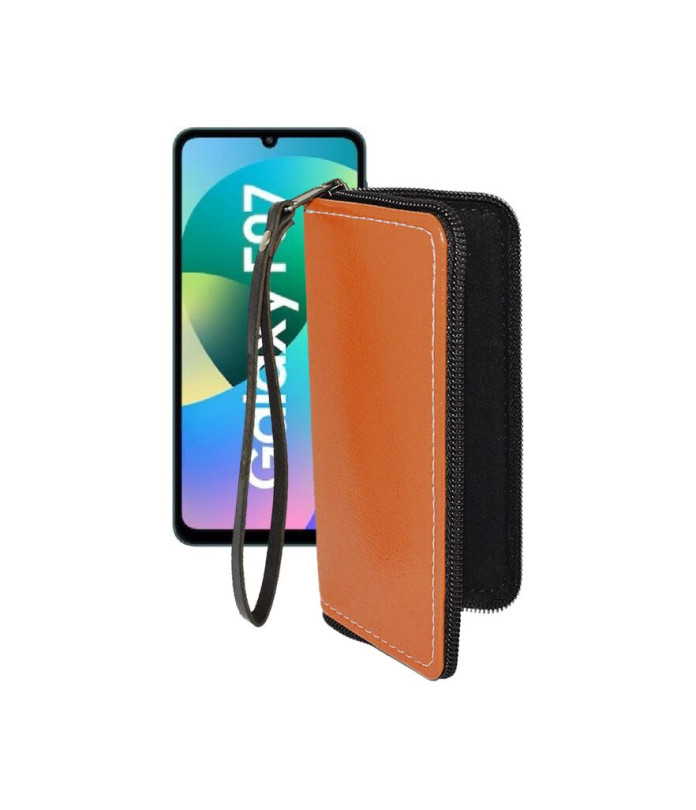 Чохол-гаманець з екошкіри для телефону Samsung Galaxy F07 4G (E075)