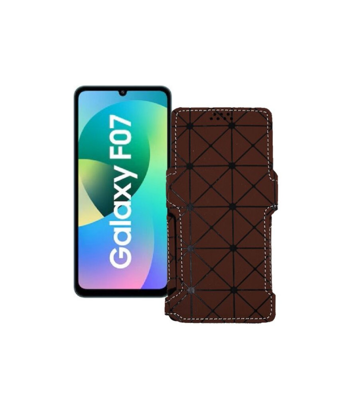 Чохол-книжка з екошкіри для телефону Samsung Galaxy F07 4G (E075)