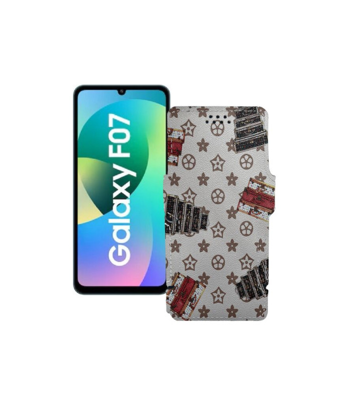 Чохол-книжка з екошкіри для телефону Samsung Galaxy F07 4G (E075)