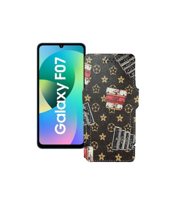 Чохол-книжка з екошкіри для телефону Samsung Galaxy F07 4G (E075)