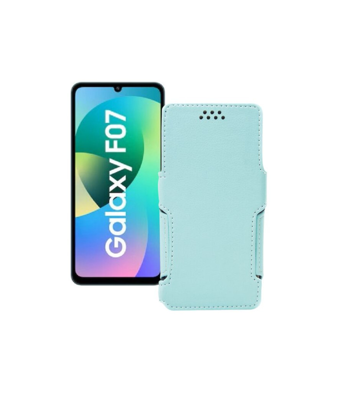 Чохол-книжка з екошкіри для телефону Samsung Galaxy F07 4G (E075)