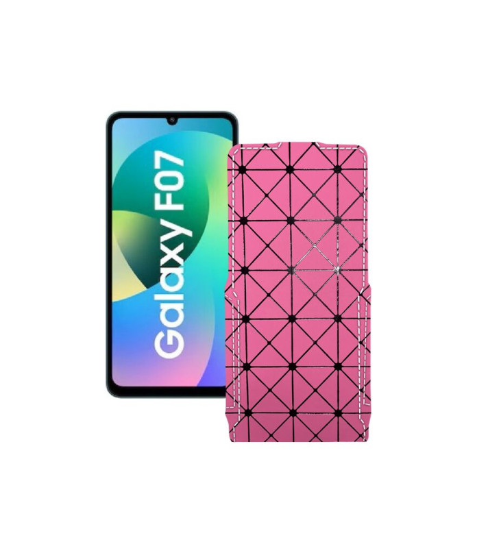 Чохол-флип з екошкіри для телефону Samsung Galaxy F07 4G (E075)