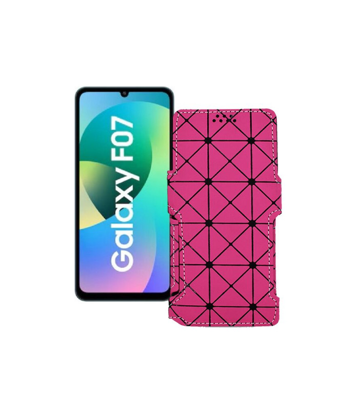 Чохол-книжка з екошкіри для телефону Samsung Galaxy F07 4G (E075)