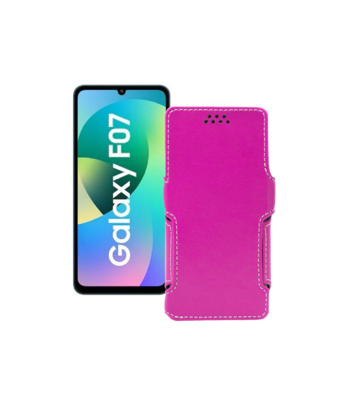 Чохол-книжка з екошкіри для телефону Samsung Galaxy F07 4G (E075)