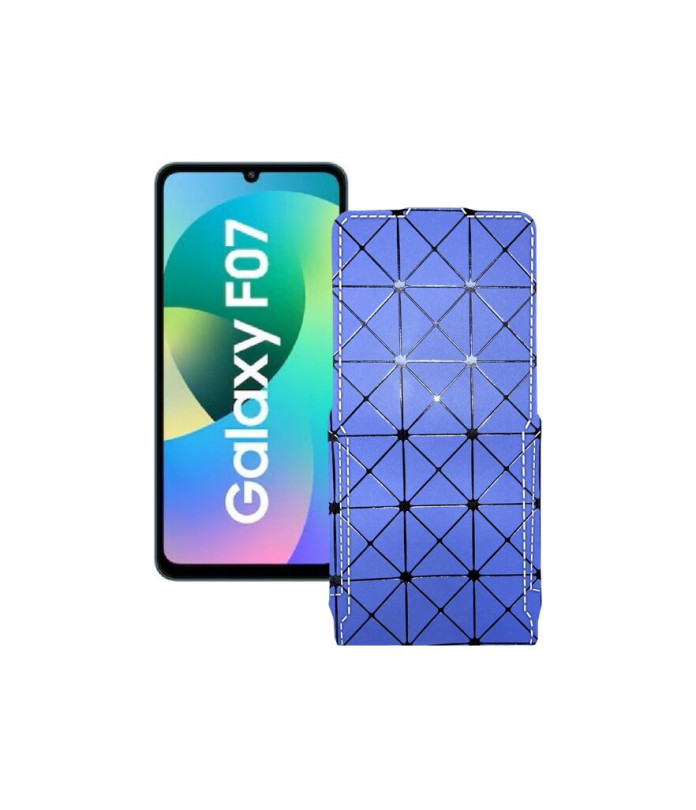 Чохол-флип з екошкіри для телефону Samsung Galaxy F07 4G (E075)