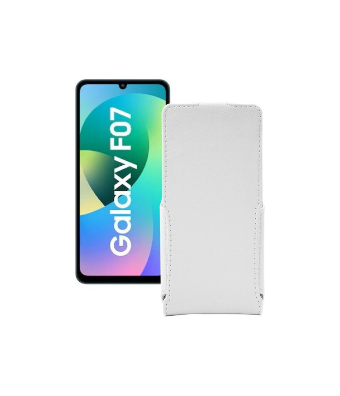 Чохол-флип з екошкіри для телефону Samsung Galaxy F07 4G (E075)