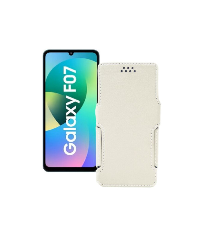 Чохол-книжка з екошкіри для телефону Samsung Galaxy F07 4G (E075)