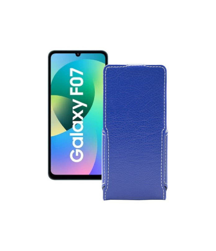 Чохол-флип з екошкіри для телефону Samsung Galaxy F07 4G (E075)