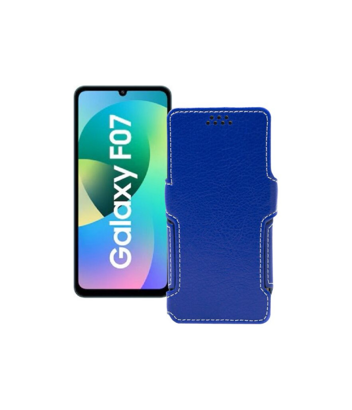 Чохол-книжка з екошкіри для телефону Samsung Galaxy F07 4G (E075)