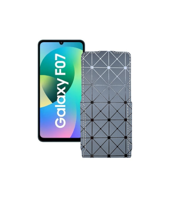 Чохол-флип з екошкіри для телефону Samsung Galaxy F07 4G (E075)