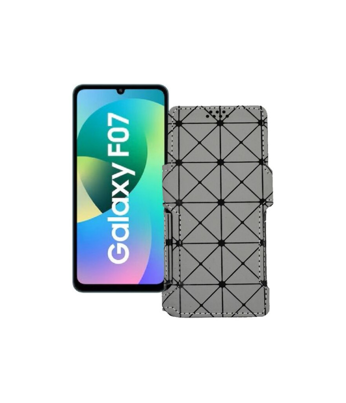 Чохол-книжка з екошкіри для телефону Samsung Galaxy F07 4G (E075)