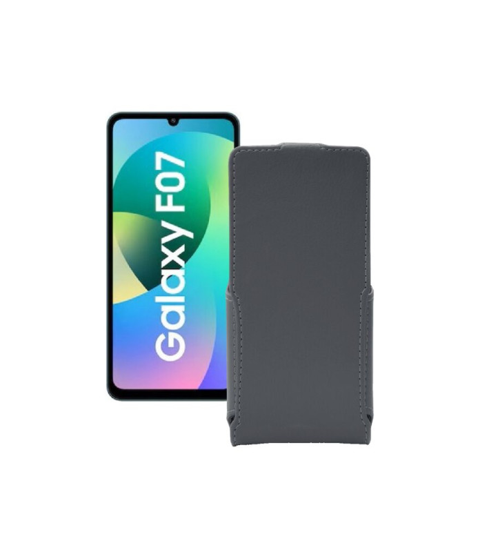 Чохол-флип з екошкіри для телефону Samsung Galaxy F07 4G (E075)