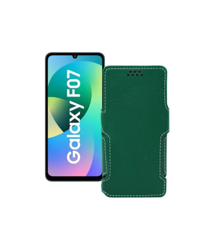 Чохол-книжка з екошкіри для телефону Samsung Galaxy F07 4G (E075)
