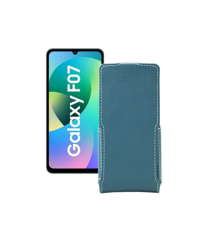 Чохол-флип з екошкіри для телефону Samsung Galaxy F07 4G (E075)