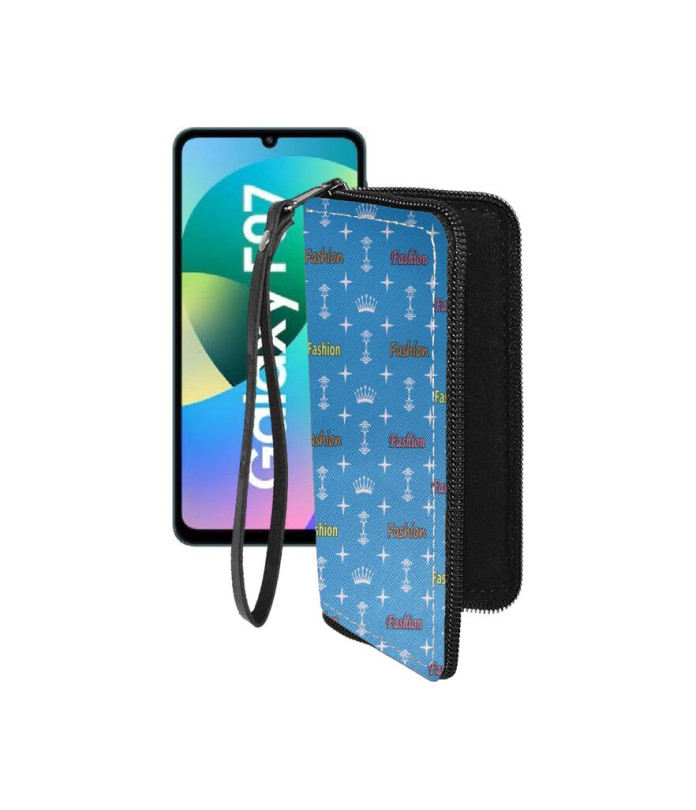 Чохол-гаманець з екошкіри для телефону Samsung Galaxy F07 4G (E075)
