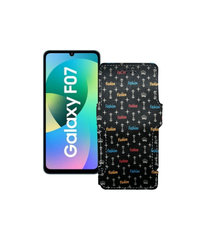 Чохол-книжка з екошкіри для телефону Samsung Galaxy F07 4G (E075)