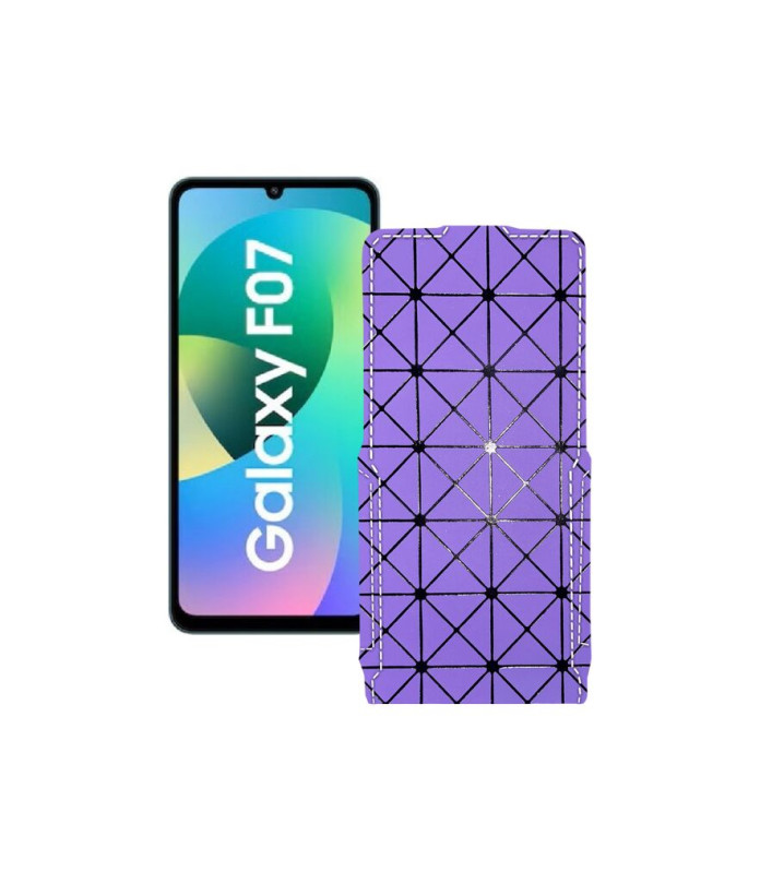 Чохол-флип з екошкіри для телефону Samsung Galaxy F07 4G (E075)
