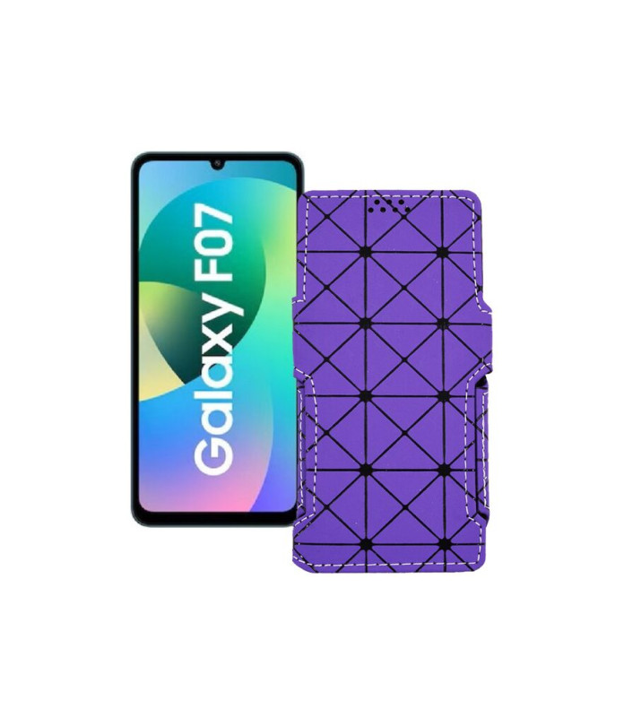 Чохол-книжка з екошкіри для телефону Samsung Galaxy F07 4G (E075)