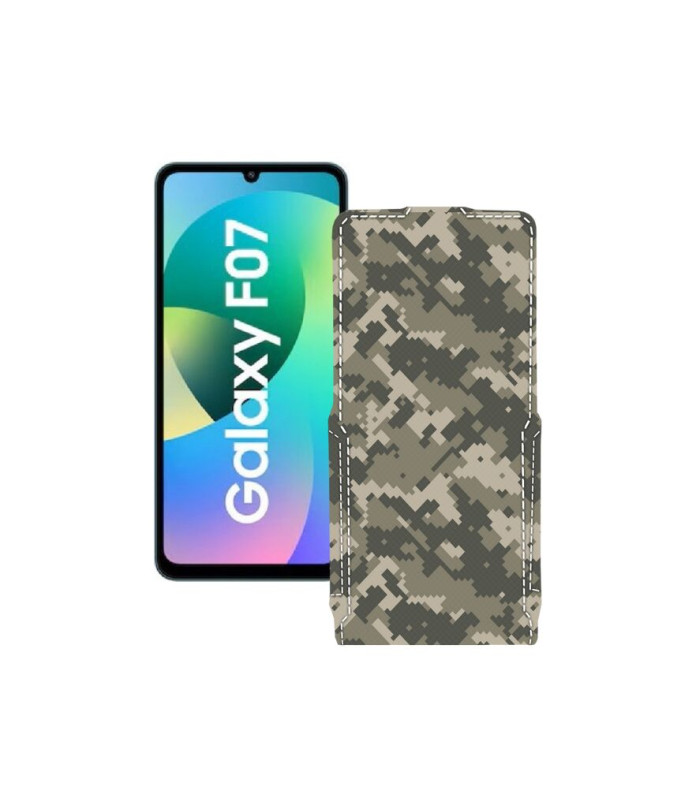 Чохол-флип з екошкіри для телефону Samsung Galaxy F07 4G (E075)