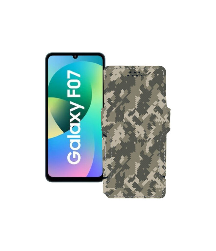 Чохол-книжка з екошкіри для телефону Samsung Galaxy F07 4G (E075)