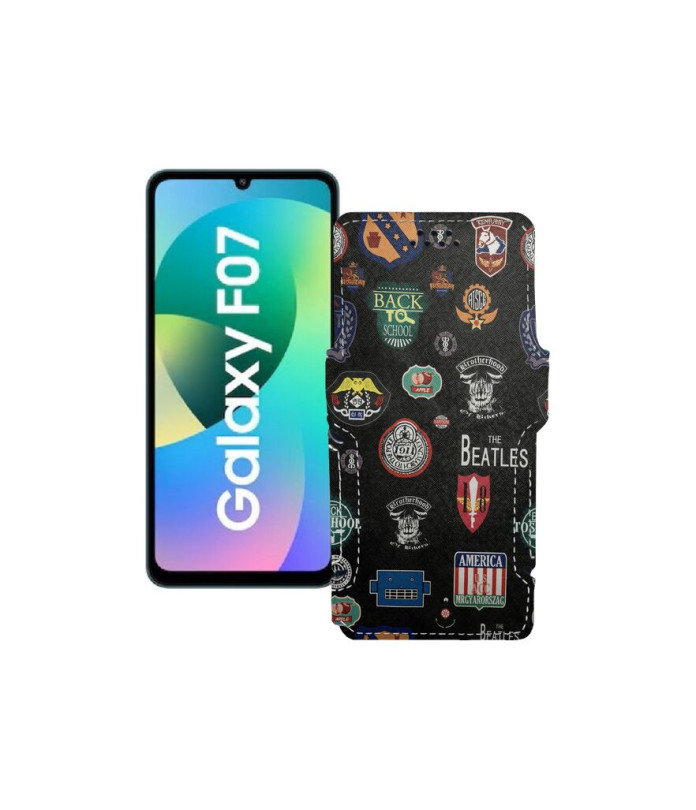 Чохол-книжка з екошкіри для телефону Samsung Galaxy F07 4G (E075)