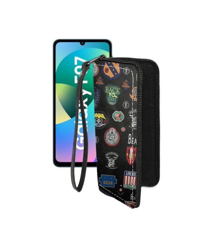 Чохол-гаманець з екошкіри для телефону Samsung Galaxy F07 4G (E075)