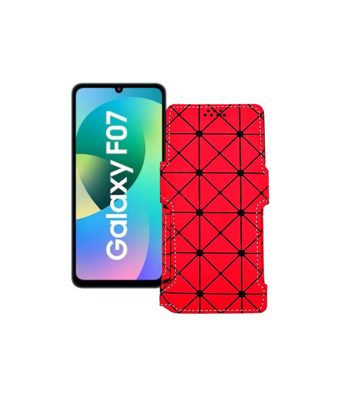 Чохол-книжка з екошкіри для телефону Samsung Galaxy F07 4G (E075)
