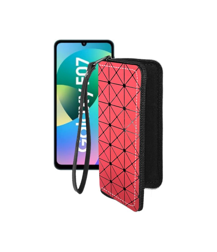 Чохол-гаманець з екошкіри для телефону Samsung Galaxy F07 4G (E075)