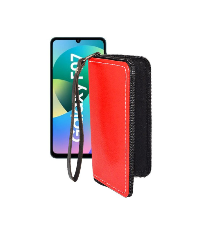 Чохол-гаманець з екошкіри для телефону Samsung Galaxy F07 4G (E075)