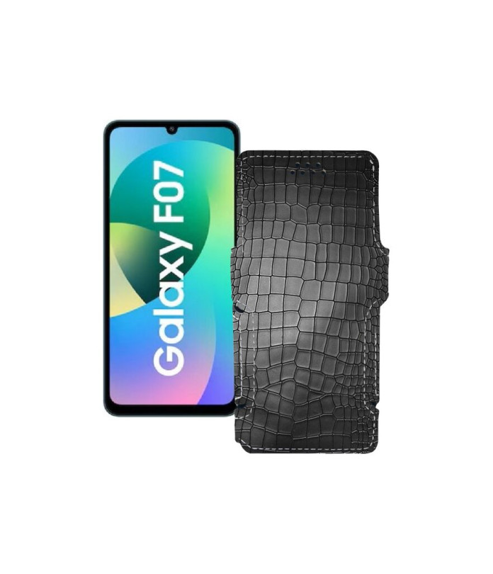 Чохол-книжка з екошкіри для телефону Samsung Galaxy F07 4G (E075)