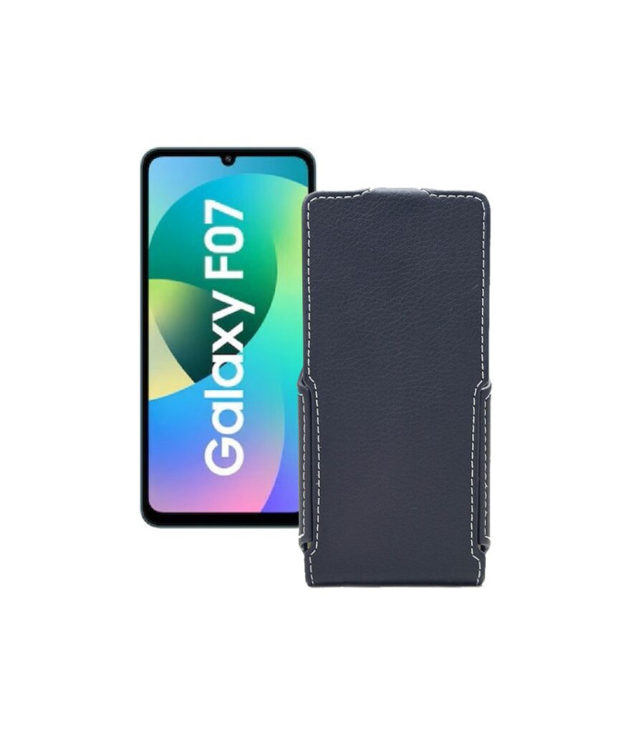 Чохол-флип з екошкіри для телефону Samsung Galaxy F07 4G (E075)