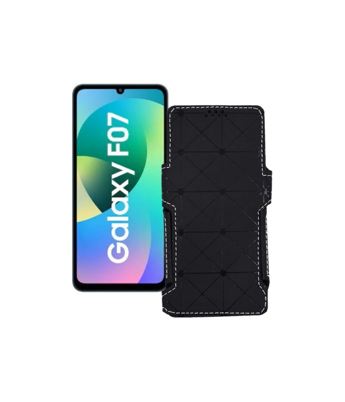Чохол-книжка з екошкіри для телефону Samsung Galaxy F07 4G (E075)