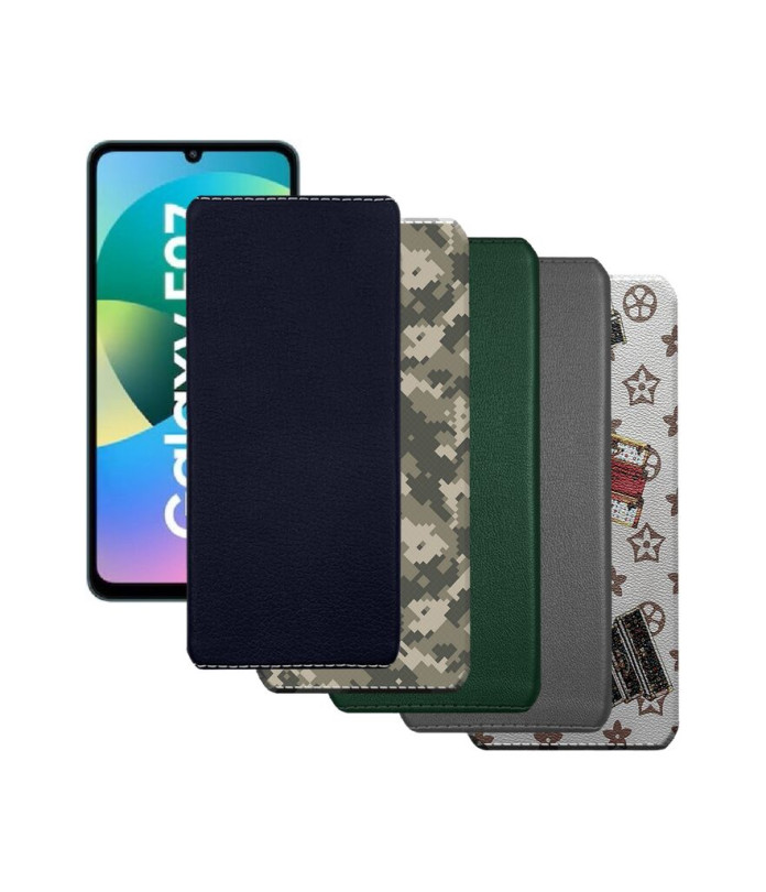 Накладка з екошкіри для телефону Samsung Galaxy F07 4G (E075)