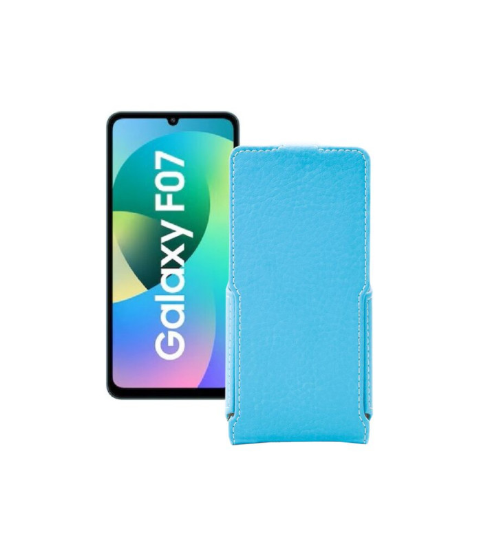 Чохол-флип з екошкіри для телефону Samsung Galaxy F07 4G (E075)