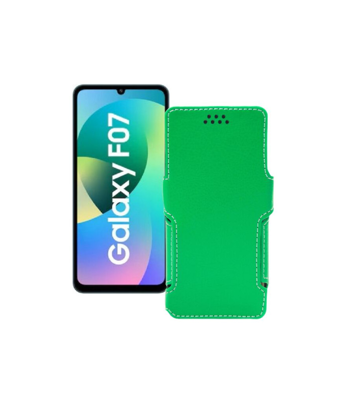 Чохол-книжка з екошкіри для телефону Samsung Galaxy F07 4G (E075)