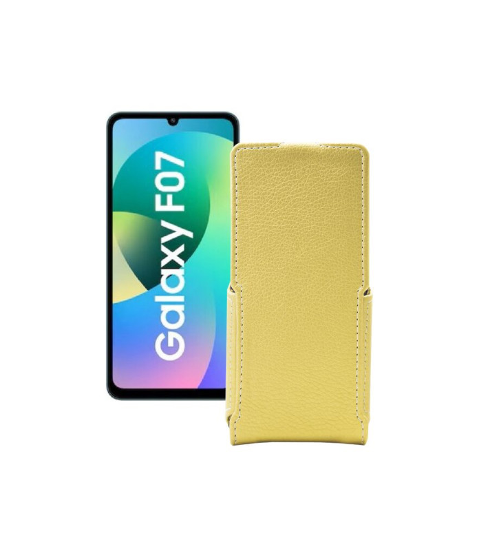 Чохол-флип з екошкіри для телефону Samsung Galaxy F07 4G (E075)