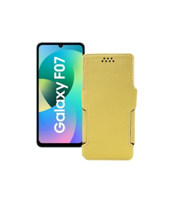 Чохол-книжка з екошкіри для телефону Samsung Galaxy F07 4G (E075)