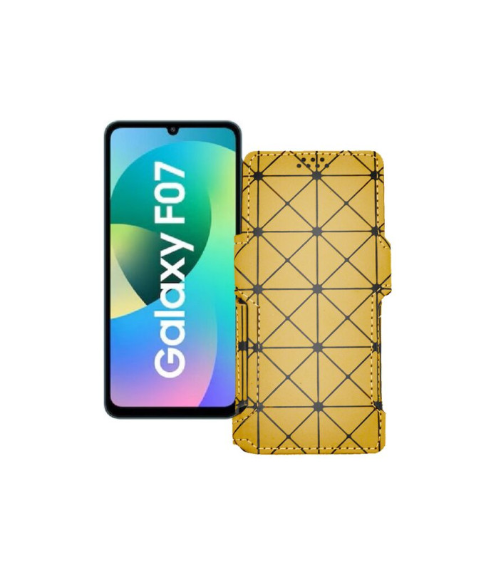 Чохол-книжка з екошкіри для телефону Samsung Galaxy F07 4G (E075)