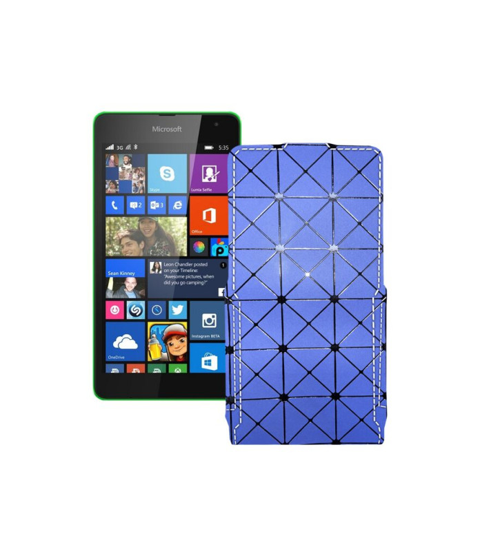 Чохол-флип з екошкіри для телефону Microsoft Lumia 535