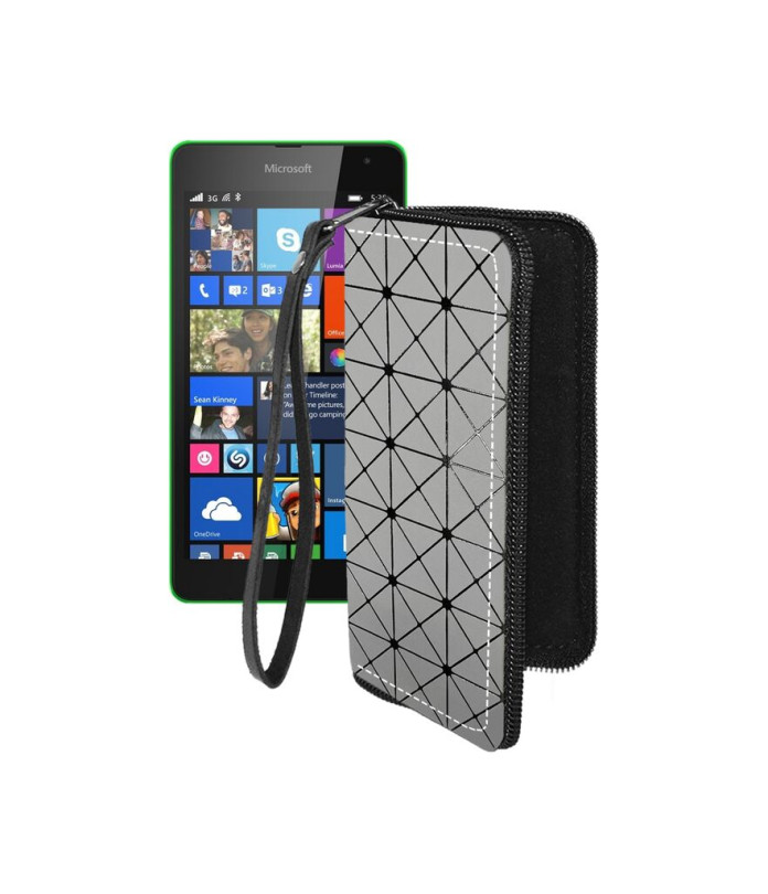 Чохол-гаманець з екошкіри для телефону Microsoft Lumia 535